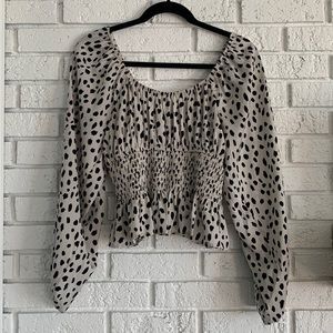 SINCERELY JULES DOTTED BLOUSE